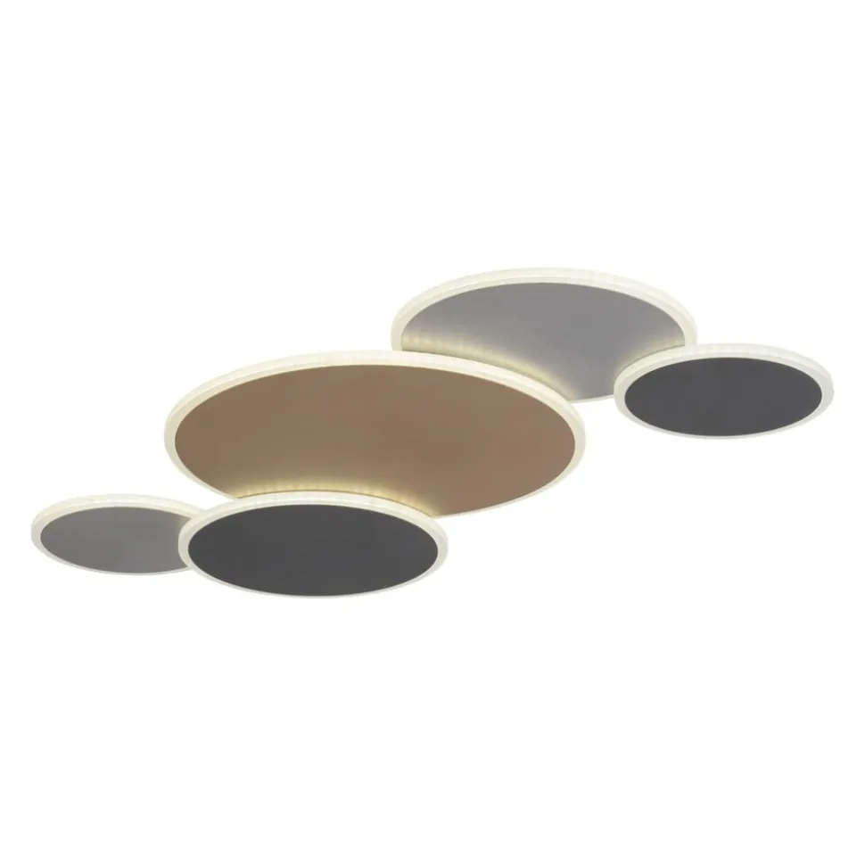Paul Neuhaus Q-Piato LED-loftlampe, 5 lyskilder