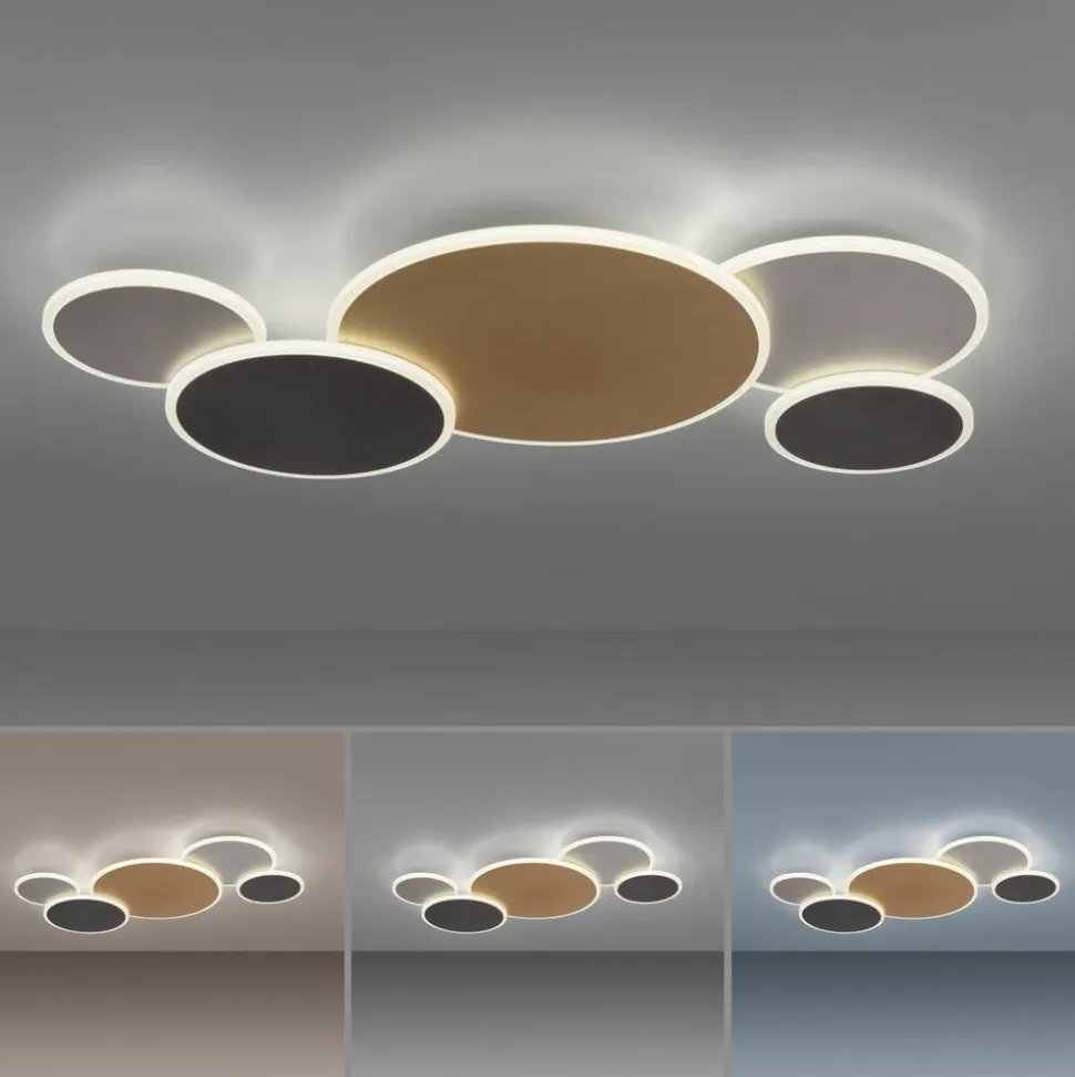 Paul Neuhaus Q-Piato LED-loftlampe, 5 lyskilder