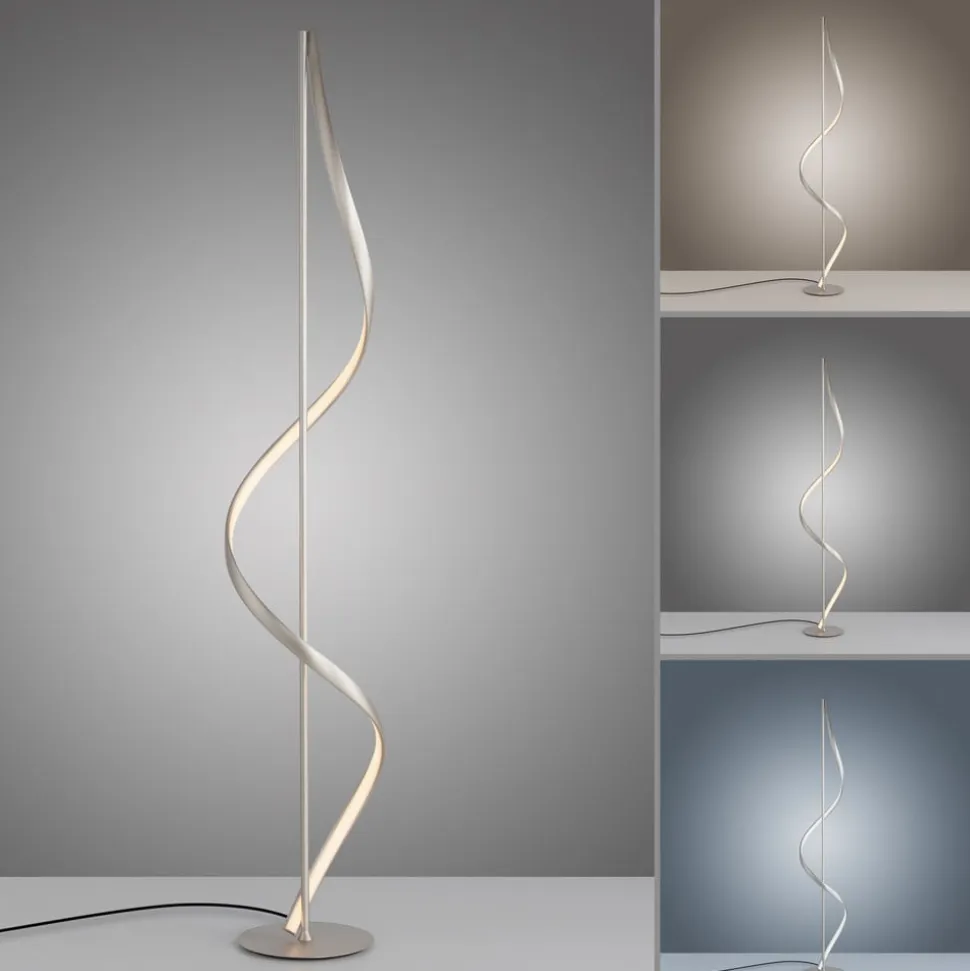 Paul Neuhaus Q-Swing LED-gulvlampe, stål