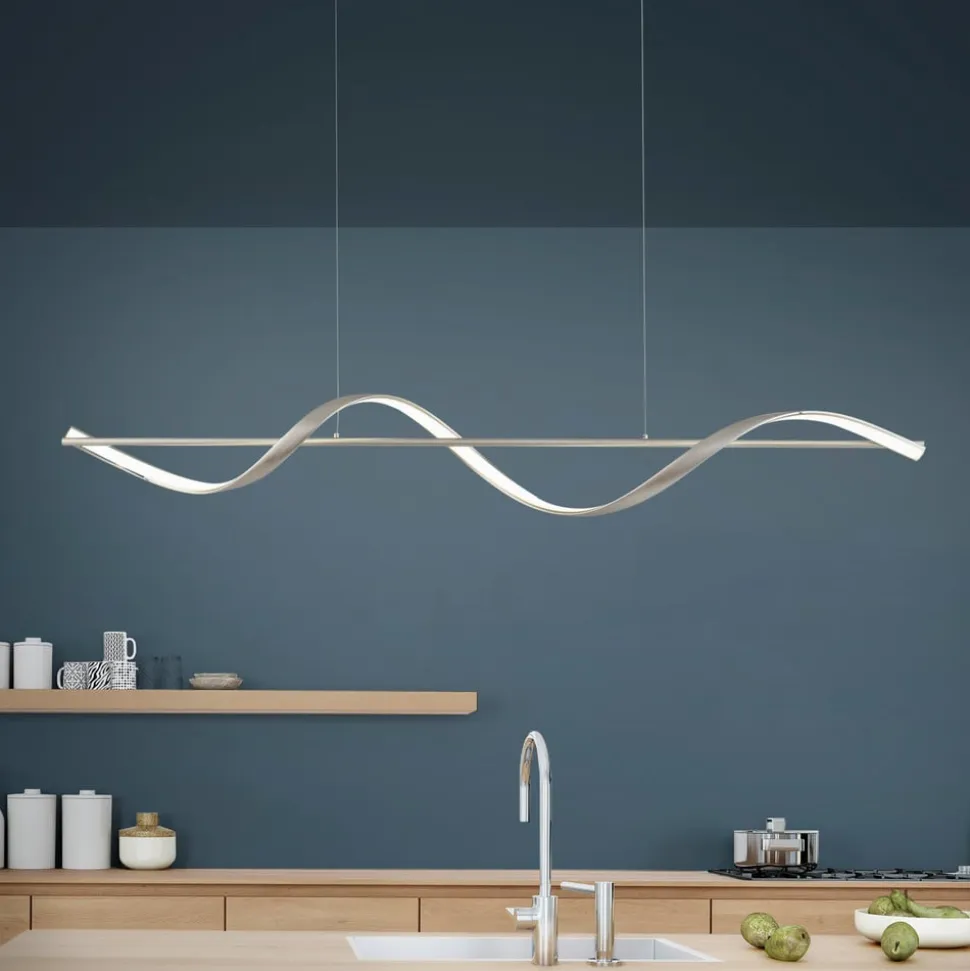 Paul Neuhaus Q-Swing LED-hængelampe, stål