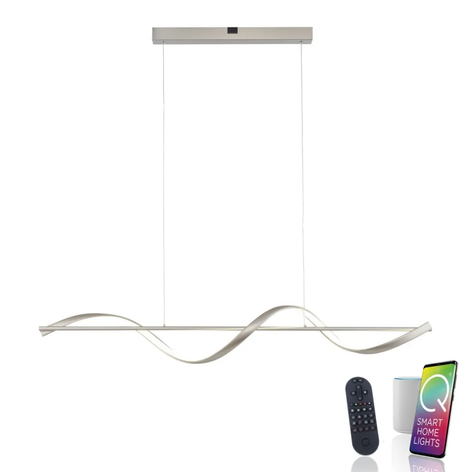 Paul Neuhaus Q-Swing LED-hængelampe, stål