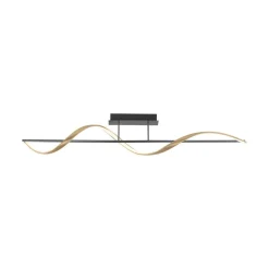 Paul Neuhaus Q-Swing loftlampe antracit/messing
