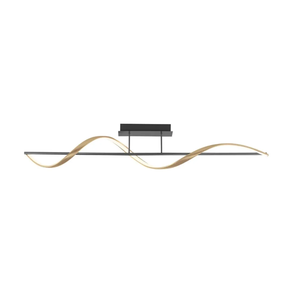 Paul Neuhaus Q-Swing loftlampe antracit/messing