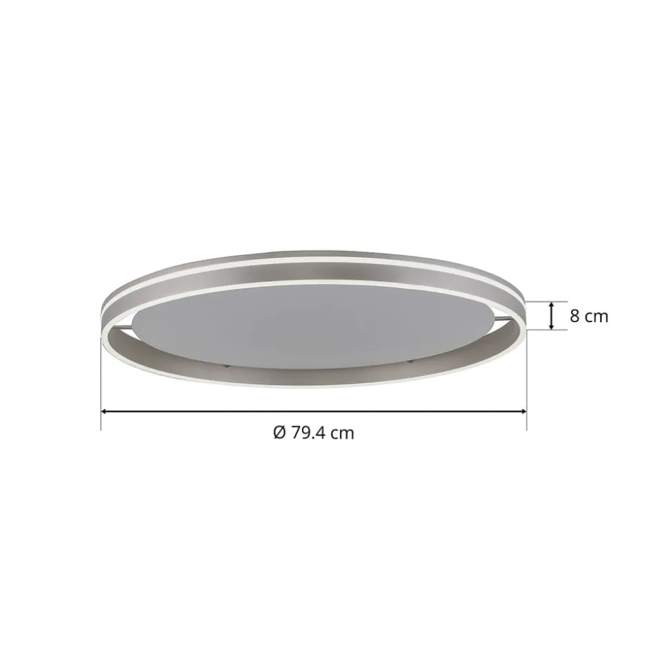 Paul Neuhaus Q-VITO LED-loftslampe 79 cm stål
