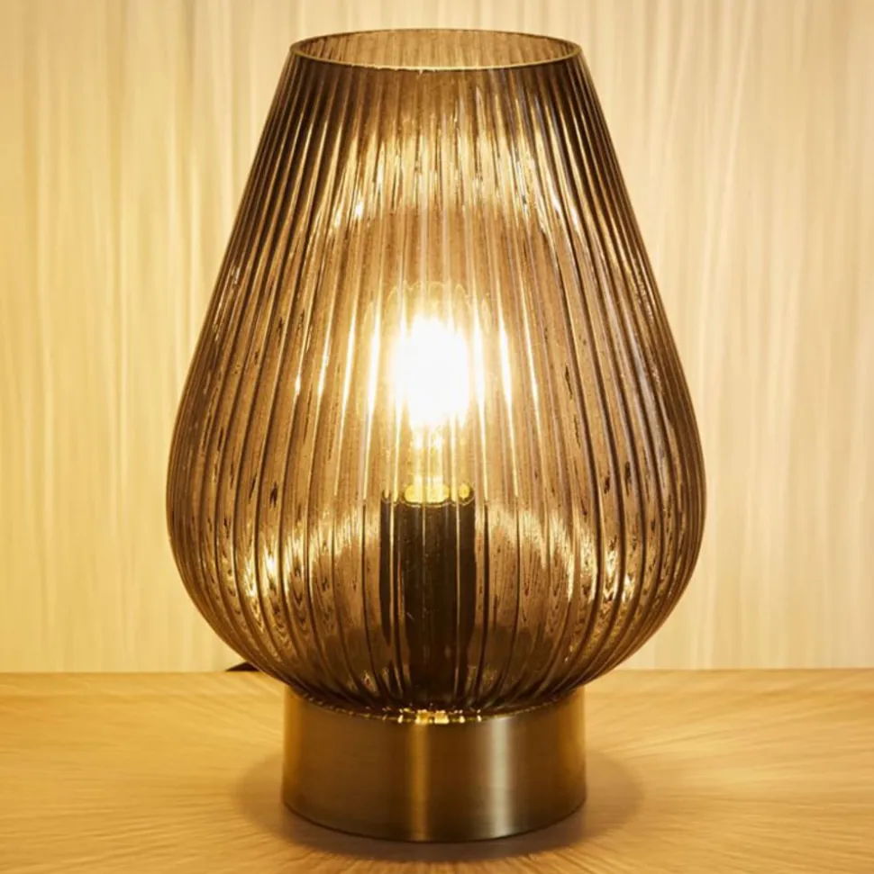 Pauleen Crystal Gloom bordlampe af glas