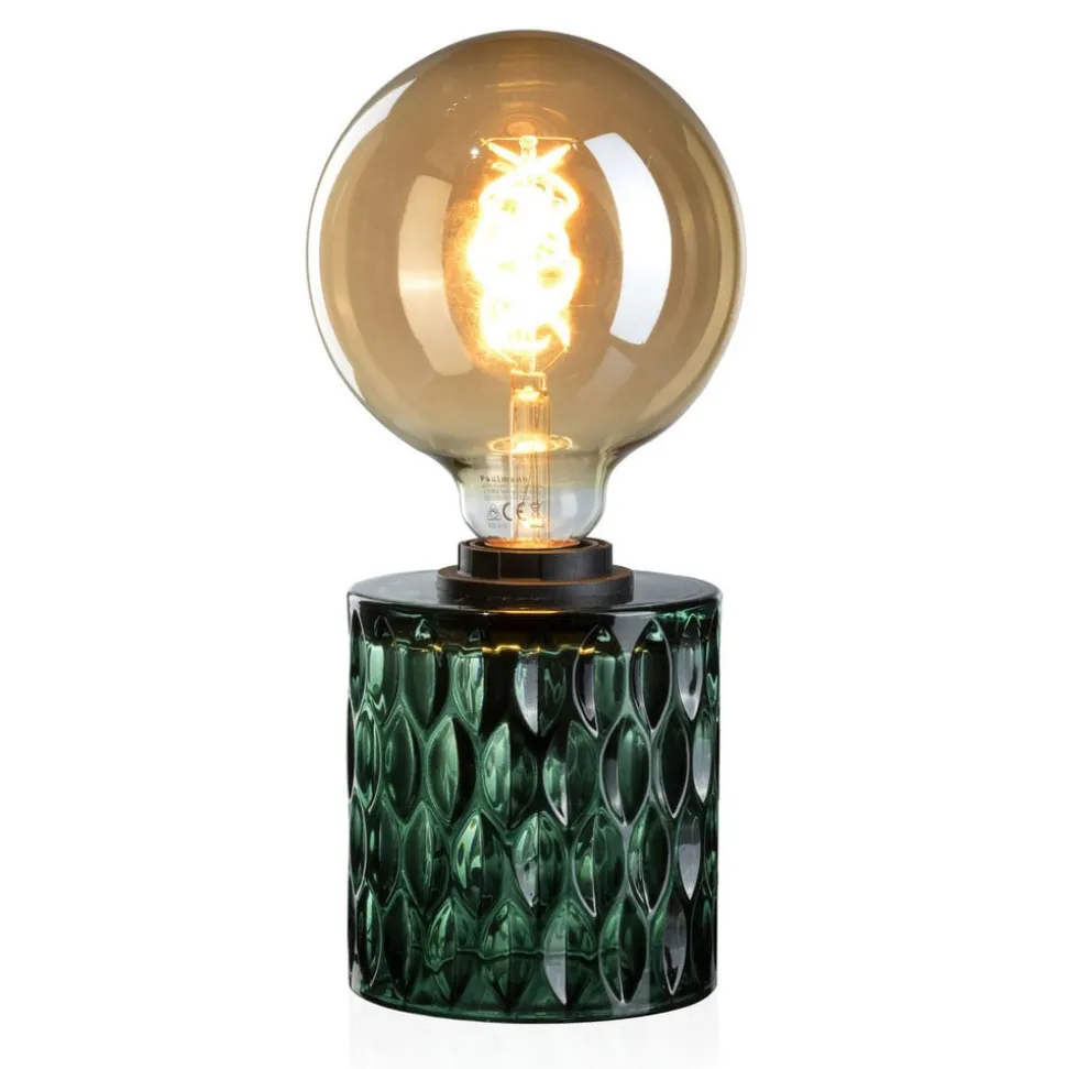 Pauleen Crystal Magic bordlampe af grønt glas