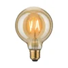 Pauleen LED-filamentpære G95 E27 2,7 W guld 1.700K