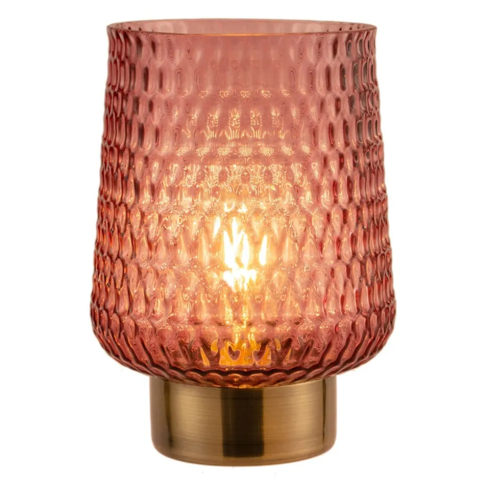 Pauleen Rose Glamour E27-LED, batteri, metalfod