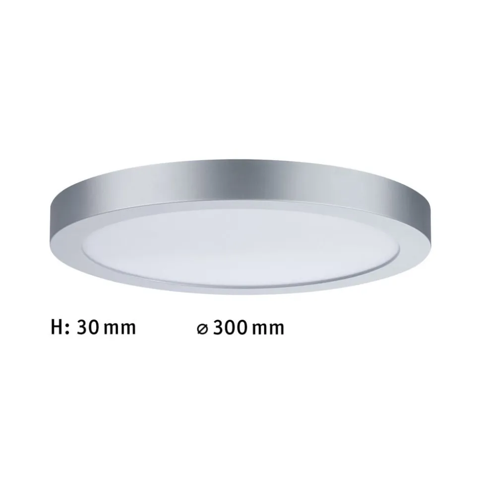 Paulmann Abia LED-panel Ø 30 cm 2.700 K mat krom