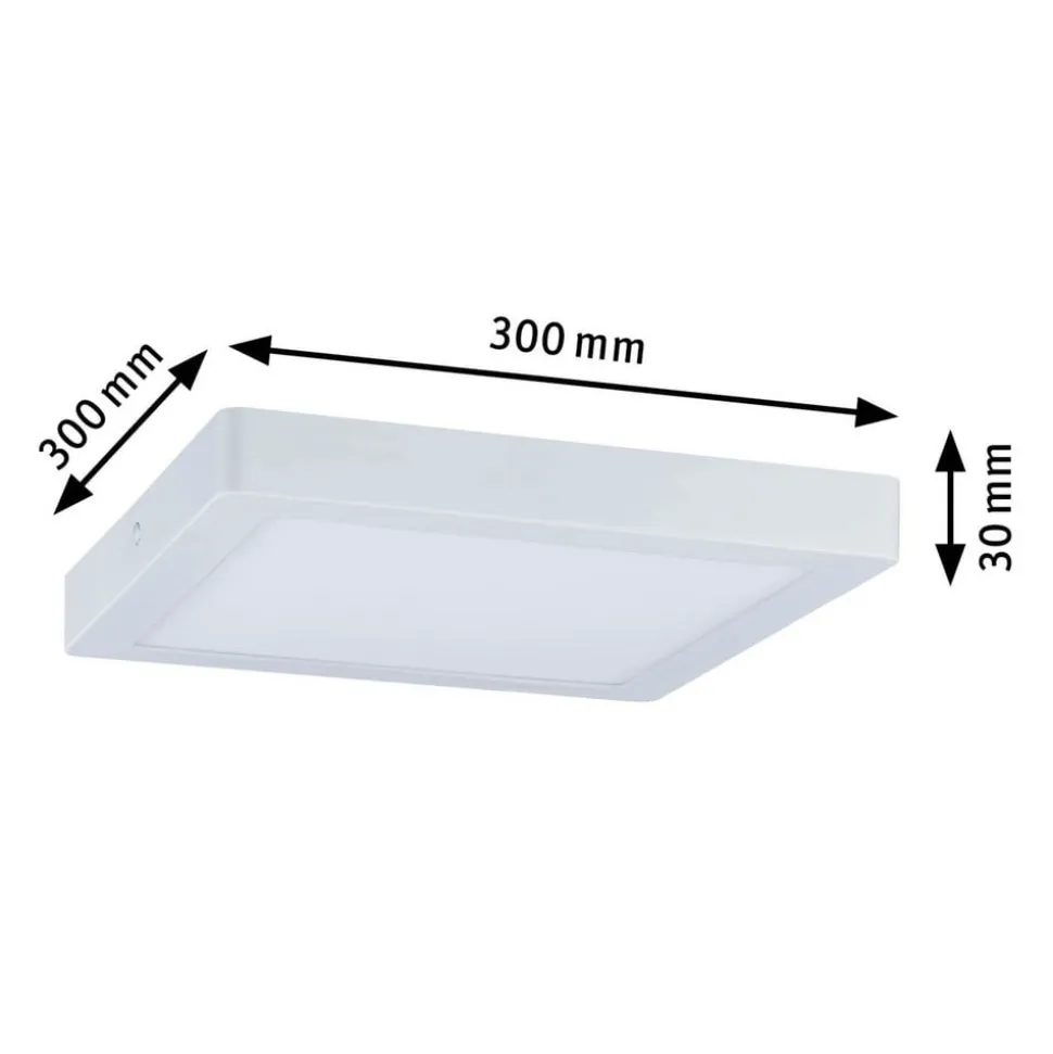 Paulmann Abia LED-panel 4.000 K, kantet 30cm hvidt