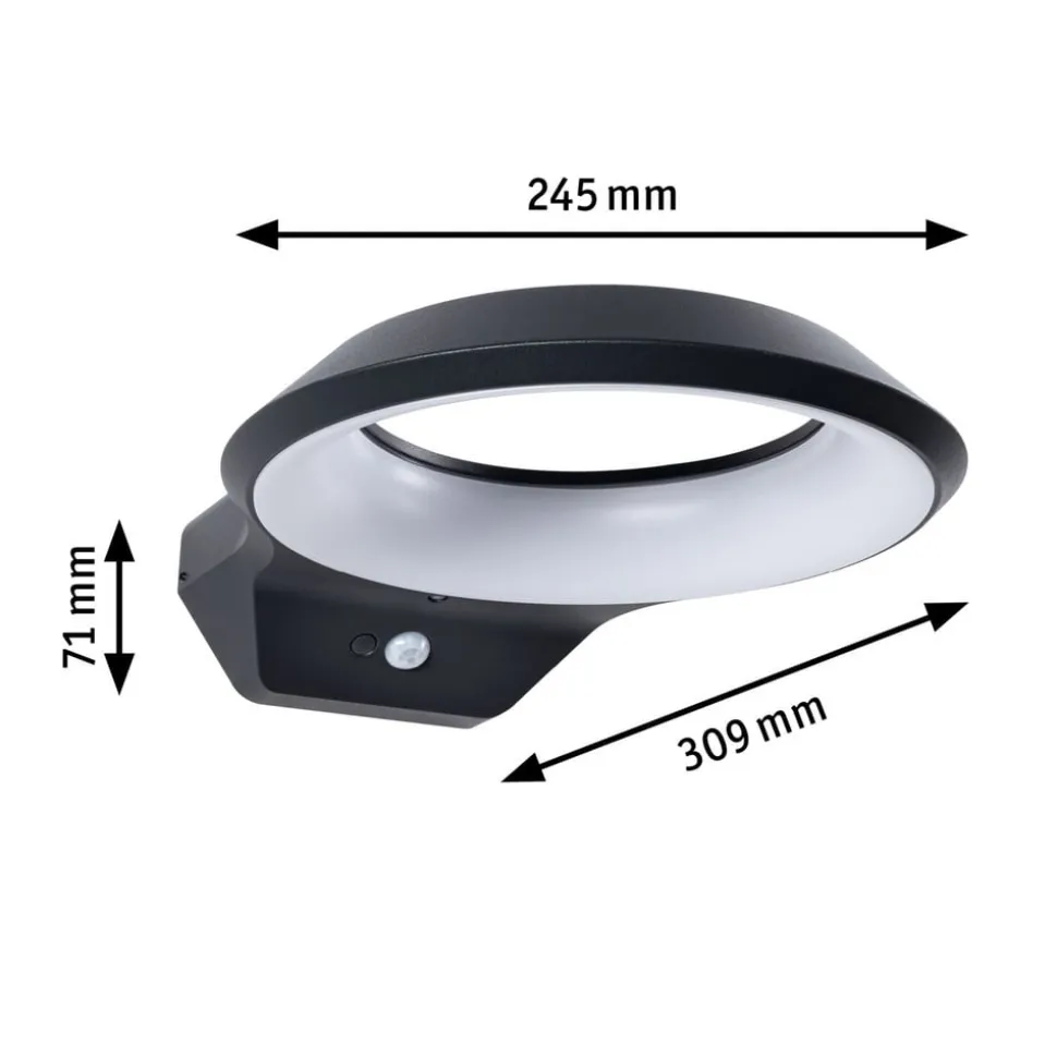 Paulmann Anela LED-sensor-væglampe 2.200 K