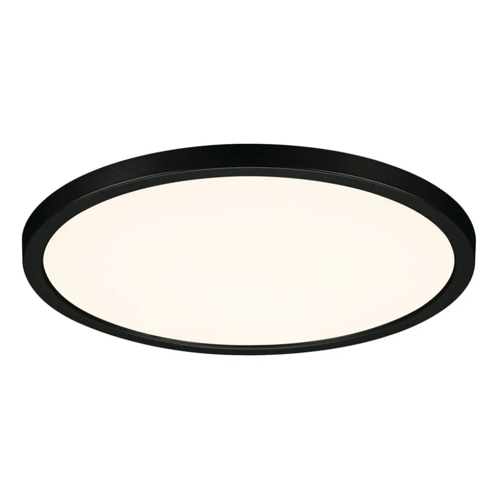 Paulmann Areo Panel dimtowarm rund sort Ø23cm