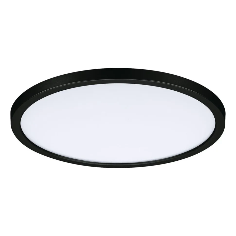 Paulmann Areo Panel dimtowarm rund sort Ø23cm