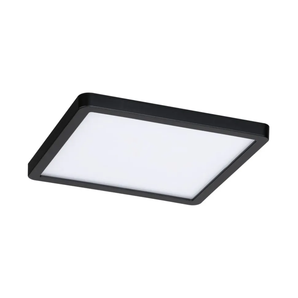 Paulmann Areo ZigBee CCT kantet sort 17,5x17,5cm