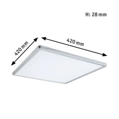 Paulmann Atria Shine panel 3-step krom 830 42x42