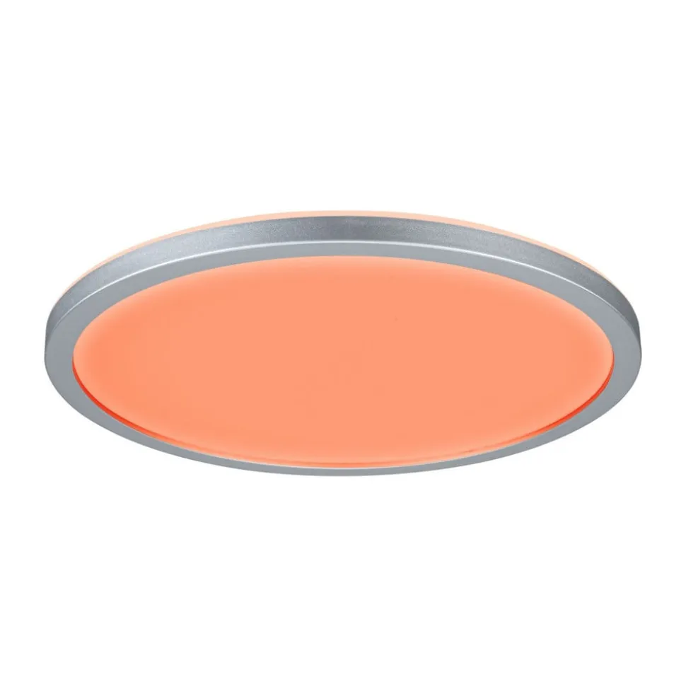 Paulmann Atria Shine Panel dæmpet krom RGBW Ø29cm