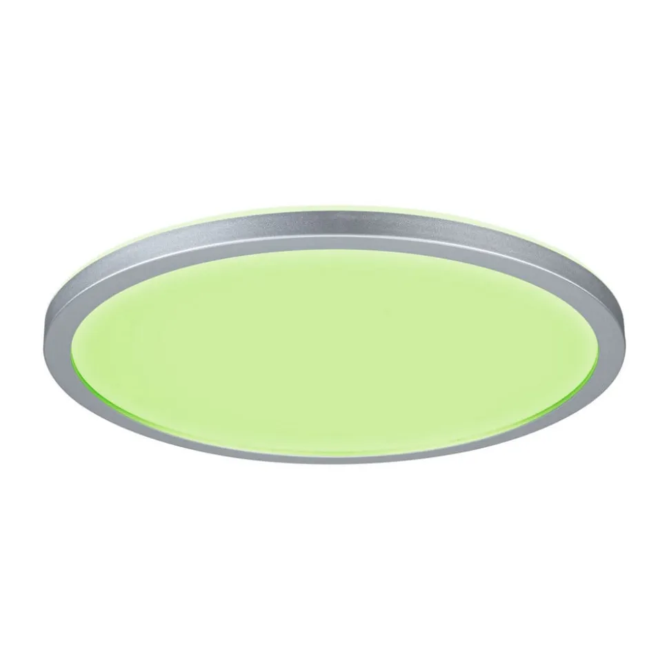 Paulmann Atria Shine Panel dæmpet krom RGBW Ø29cm