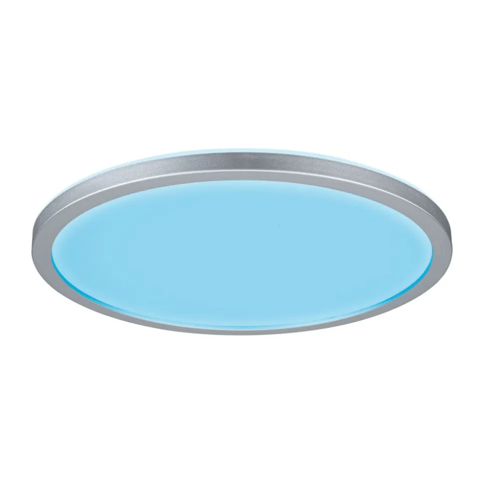 Paulmann Atria Shine Panel dæmpet krom RGBW Ø29cm