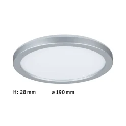 Paulmann Atria Shine Panel on/off krom 830 Ø19cm