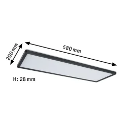 Paulmann Atria Shine panel 3-step sort 830 58x20