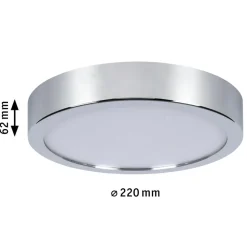 Paulmann Aviar LED-loftlampe Ø 22 cm krom 4.000 K