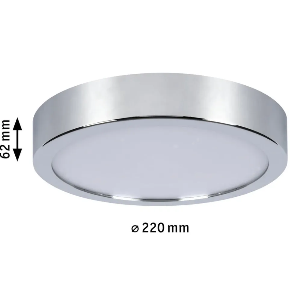 Paulmann Aviar LED-loftlampe Ø 22 cm krom 4.000 K