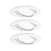Paulmann Base LED-spot, 3x, 3-step-dim hvid