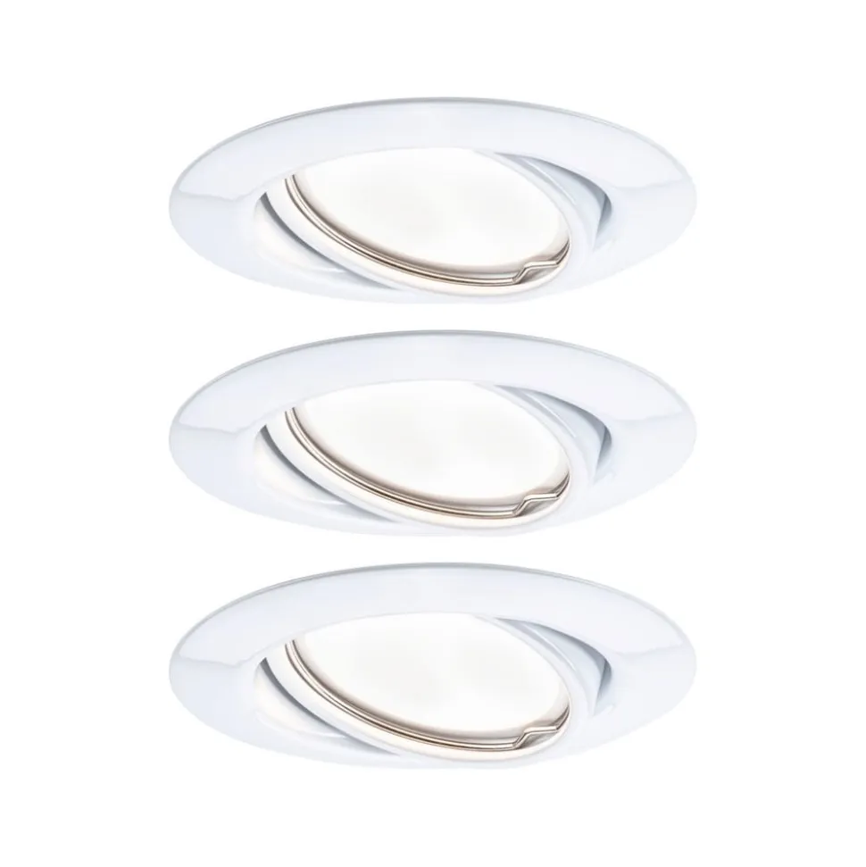 Paulmann Base LED-spot, 3x, 3-step-dim hvid