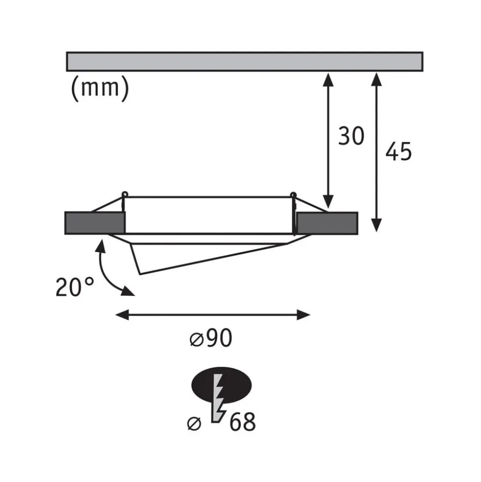Paulmann Base LED-spot, 3x, 3-step-dim hvid