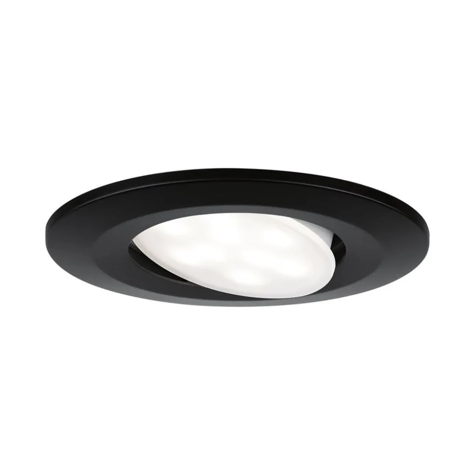 Paulmann Calla drejelig on/off Ø9cm 840 sort 3 stk
