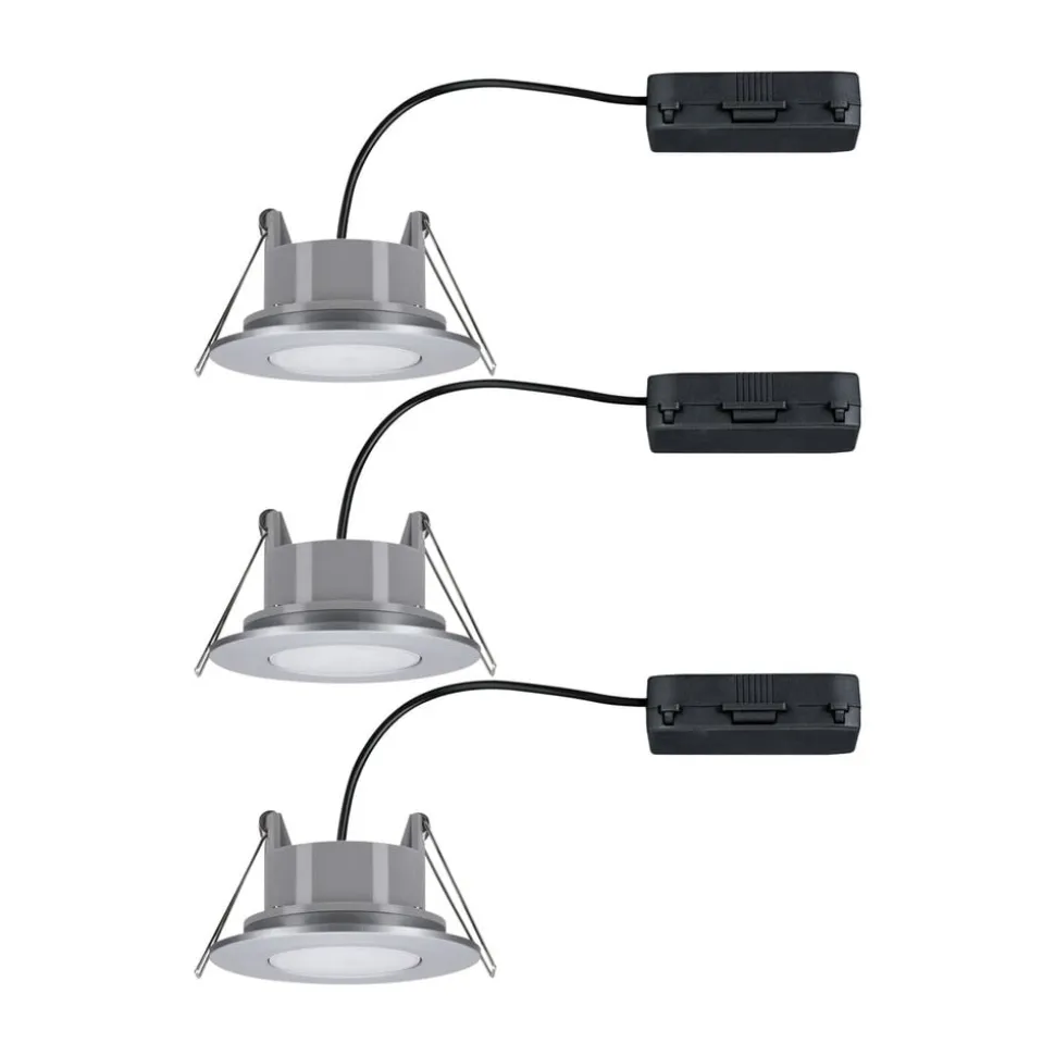 Paulmann Calla drejelig on/off 9cm CCT 3 stk krom