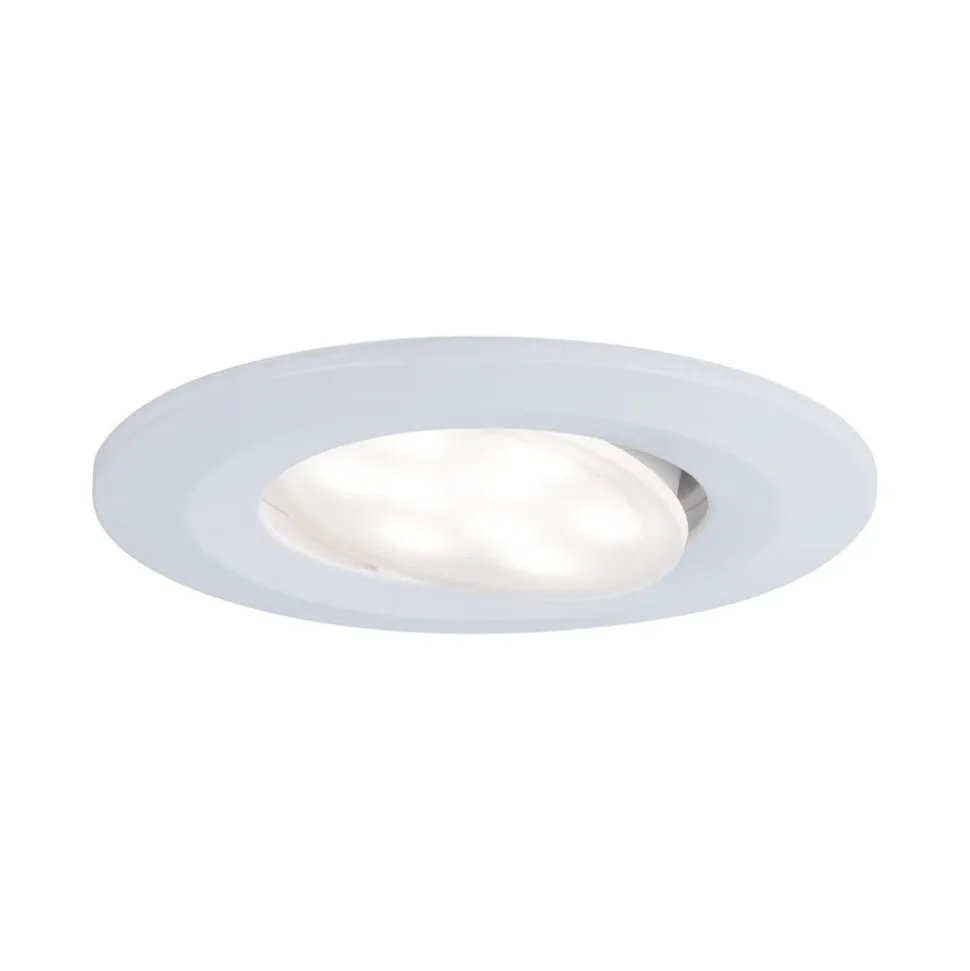 Paulmann Calla LED-indbygningsspot, Ø9cm, 840, 10 stk., hvid, IP65