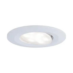 Paulmann Calla LED-indbygningsspot, hvid, 4.000K, sæt med 10 stk., IP65