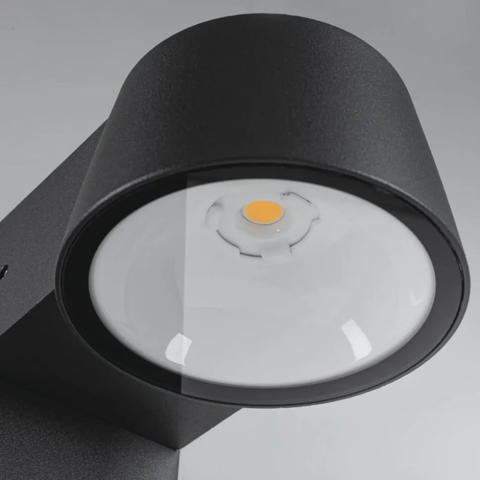 Paulmann Capea LED-gadelampe, antracitgrå aluminium