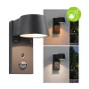 Paulmann Capea udendørs LED-væglampe, antracit, aluminium