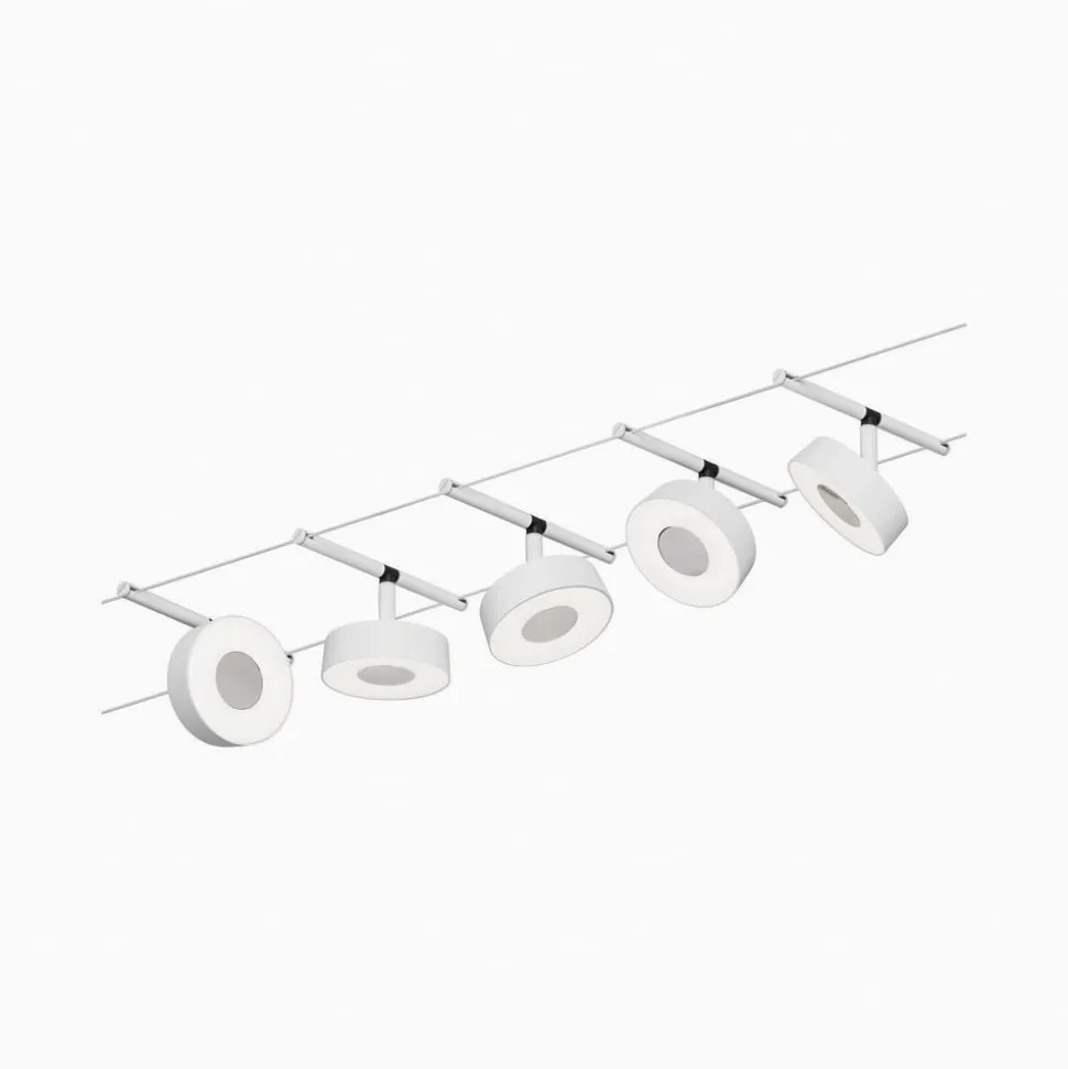 Paulmann Circle LED-wiresystem 5 lk, mat hvid