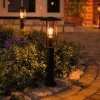 Paulmann Classic LED-gadelampe med gyldent lys
