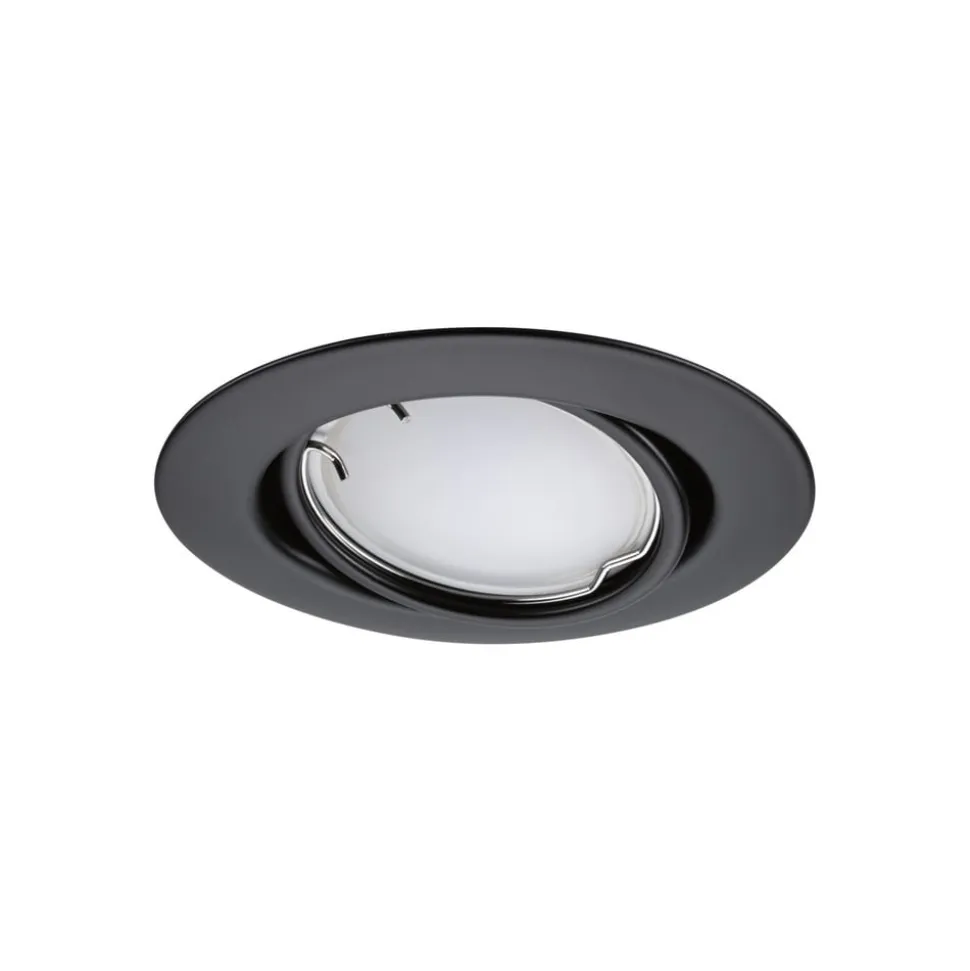Paulmann Coin Base LED indbygningsspot sort 3 RGBW ZigBee