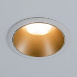 Paulmann Cole LED-spotlight, gylden-hvid