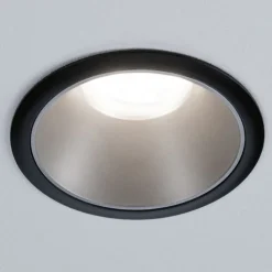 Paulmann Cole Spotlight GU10, sort/sølv