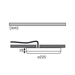 Paulmann Cover it LED-panel 4.000 K 22,5 cm