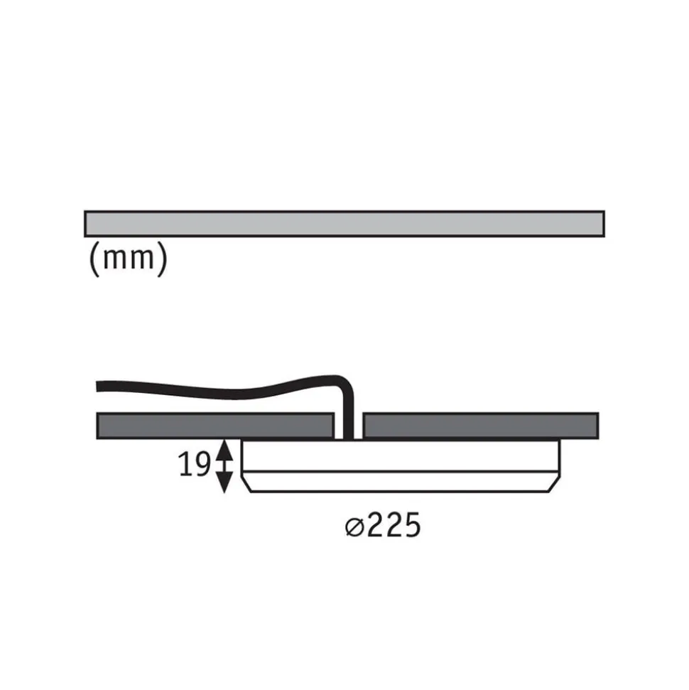 Paulmann Cover it LED-panel 4.000 K 22,5 cm