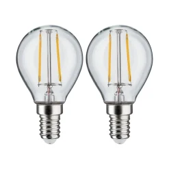 Paulmann E14 2,7 W 2.700 K LED-pære filament 2 stk