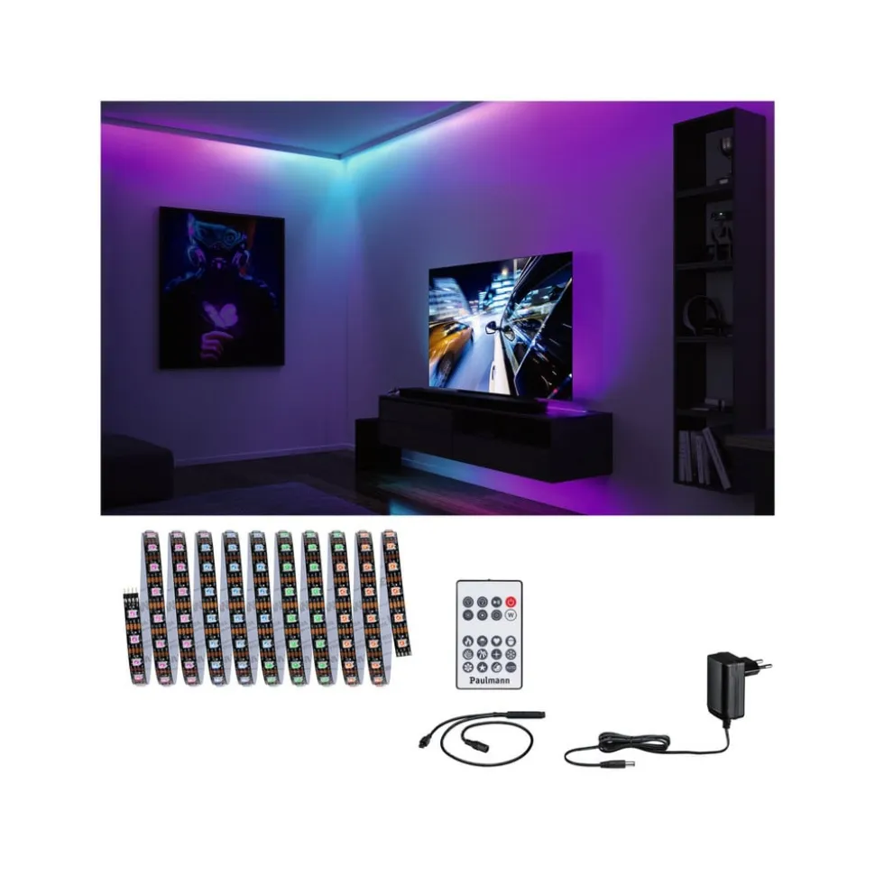 Paulmann EntertainLED LED-strip, RGB, sæt, 3m