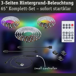 Paulmann EntertainLED LED-Strip RGB TV-apparat 65 tommer