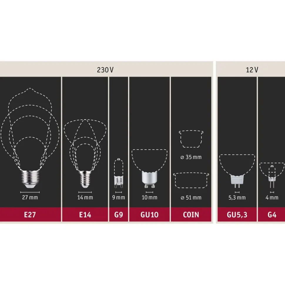 Paulmann GU10 Maxiflood LED-reflektor 3,5 W 827
