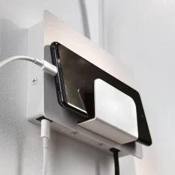 Paulmann Halina USB LED-væglampe, fleksibel arm hvid