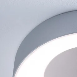 Paulmann HomeSpa Casca LED-loftslampe, hvid/aluminium, IP44