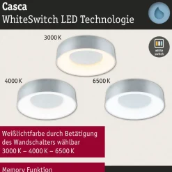 Paulmann HomeSpa Casca loftlampe Ø30cm sort