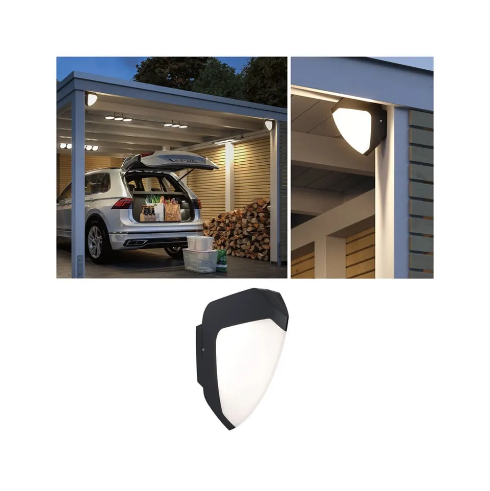 Paulmann Ikosea udendørs LED-væglampe sensor 3000K